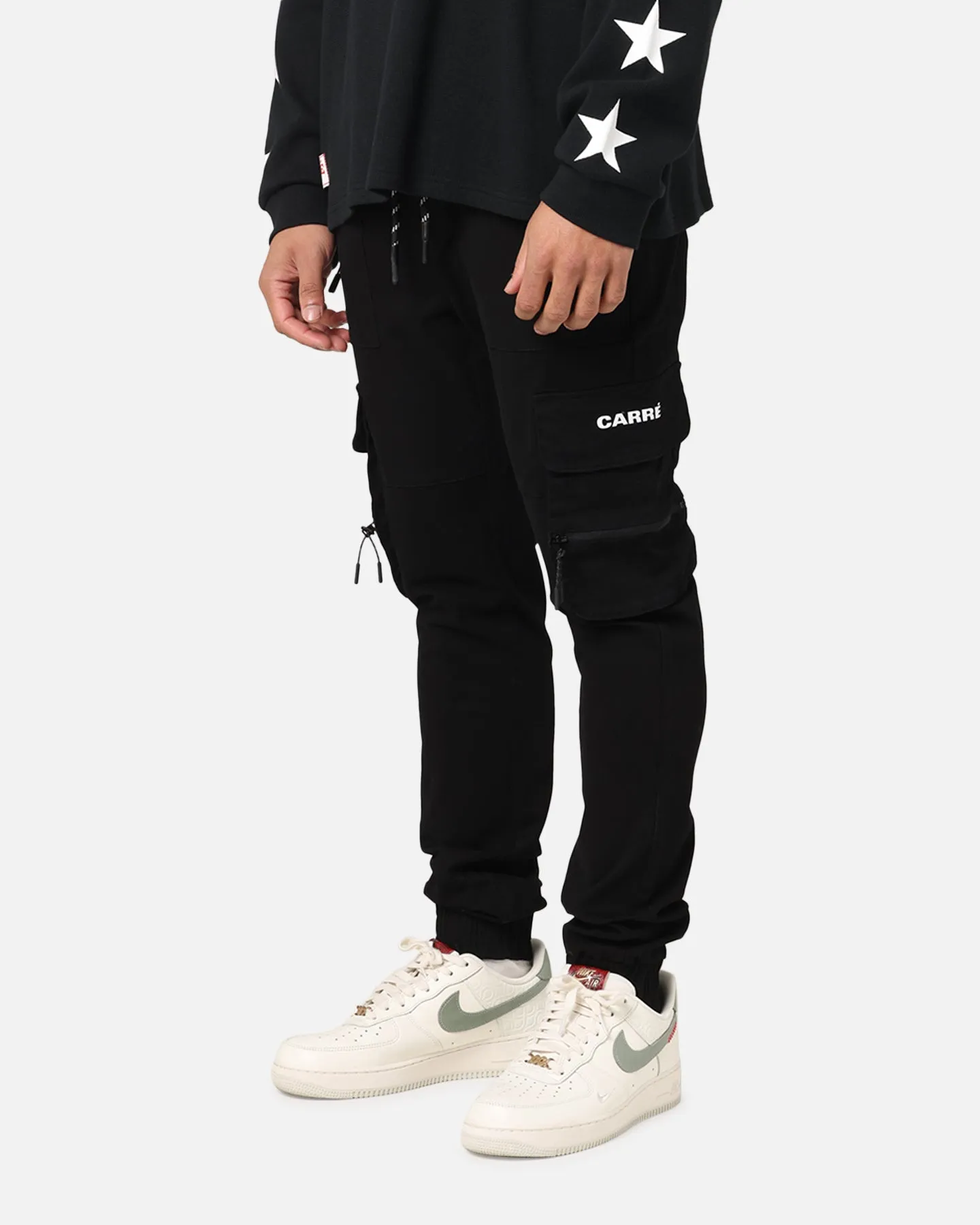 Carre Classic Jogger Black Sporty Comfort Loose Design