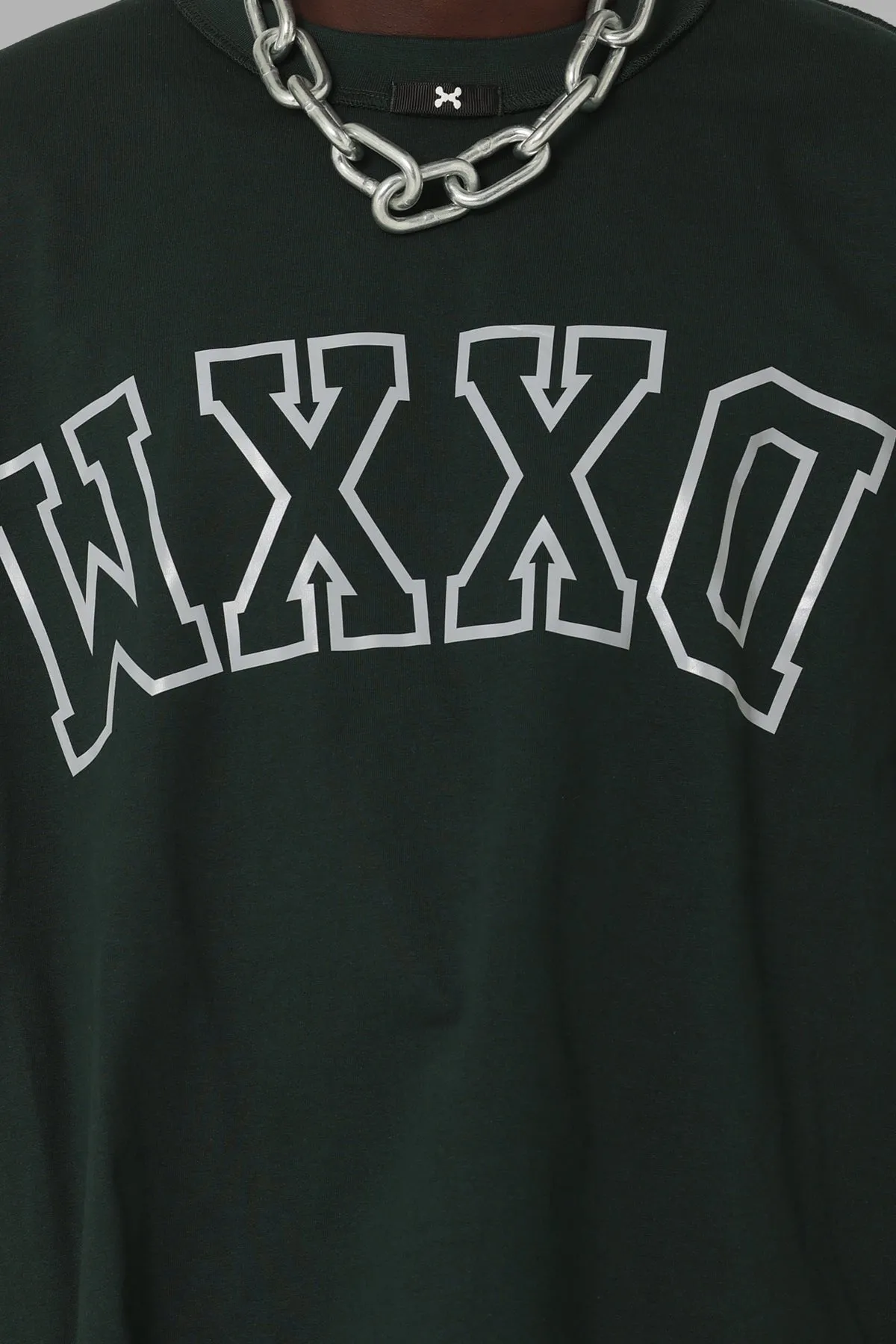 DXXMLife L-6 A Hi Vis Oversized T-Shirt Dark Green SoftTouchFinish