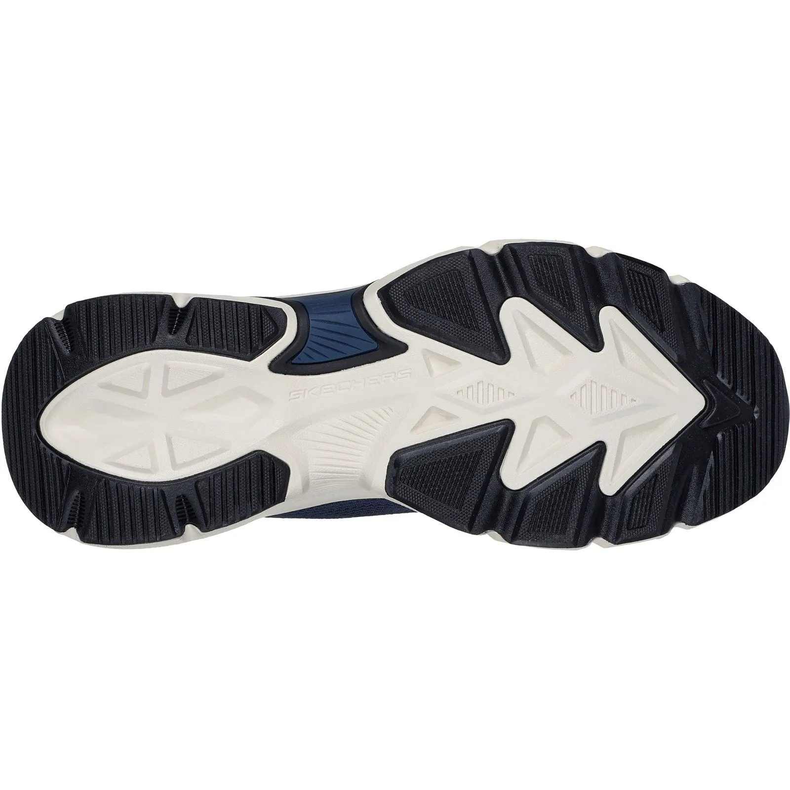 Smooth Inner Seams Stretch Fabric Active People Skechers Mens Skech-Air Ventura Vanderway Shoes Navy/Orange