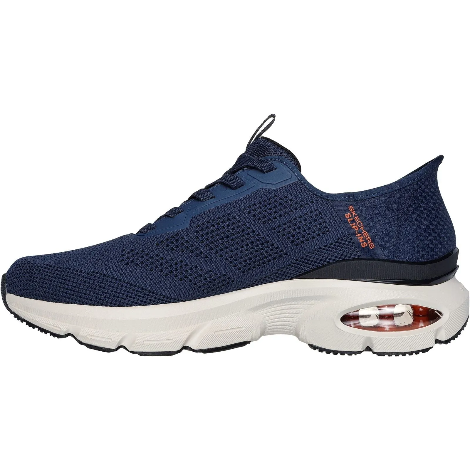 Skechers Mens Skech-Air Ventura Vanderway Shoes Navy/Orange Zen Step