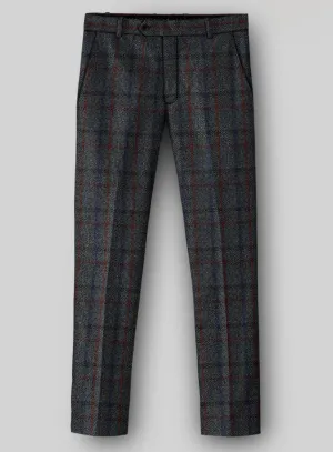 Stretch Comfort Construction Harris Tweed Ice Blue Check Pants