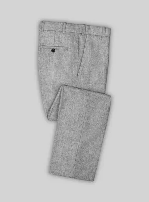Italian Empire Gray Tweed Pants Comfortable Business