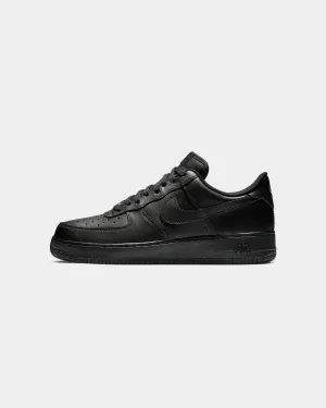 Nike Air Force 1 '07 Black/Black Foot Support warm glow