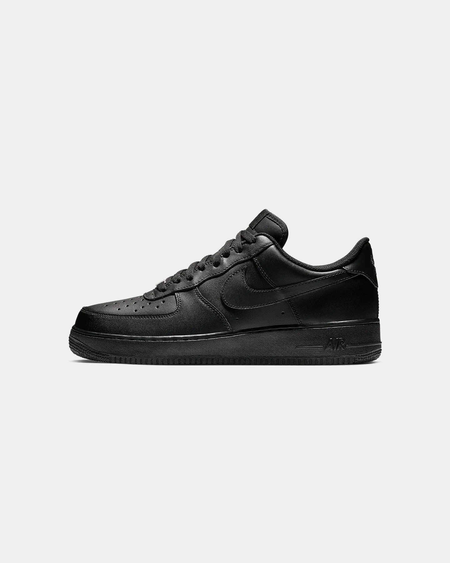 Nike Air Force 1 '07 Black/Black Foot Support warm glow