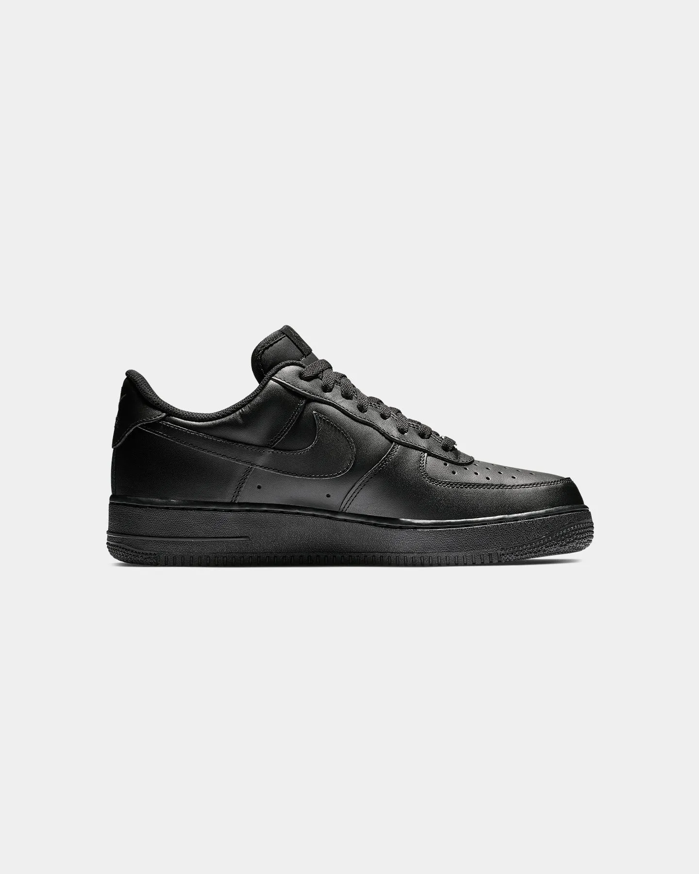 Thermoformed Heel Counter Pressure Dispersing Insole Nike Air Force 1 '07 Black/Black