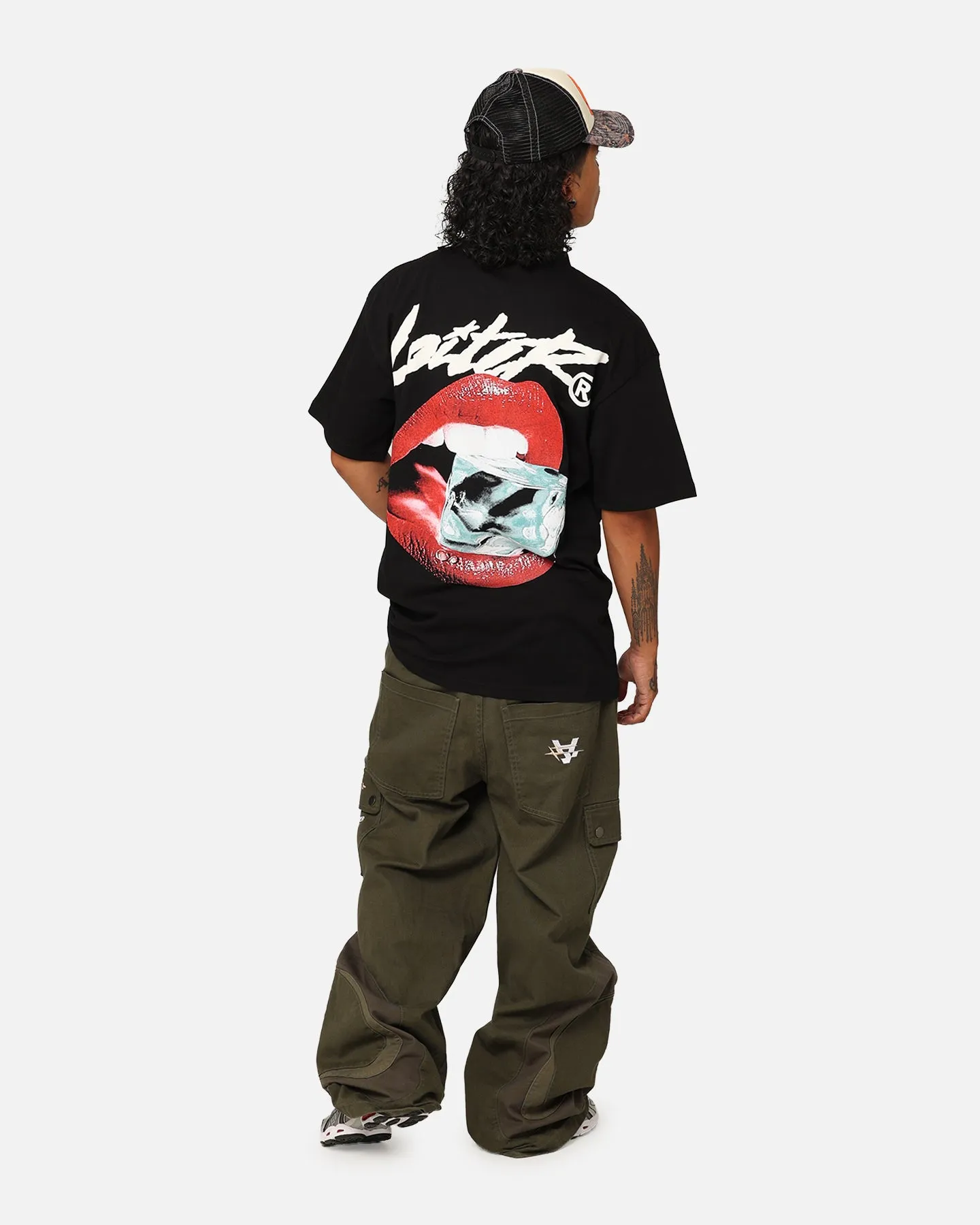 AllWeatherComfort Casual Look Wear Loiter Cold Lips T-Shirt Black