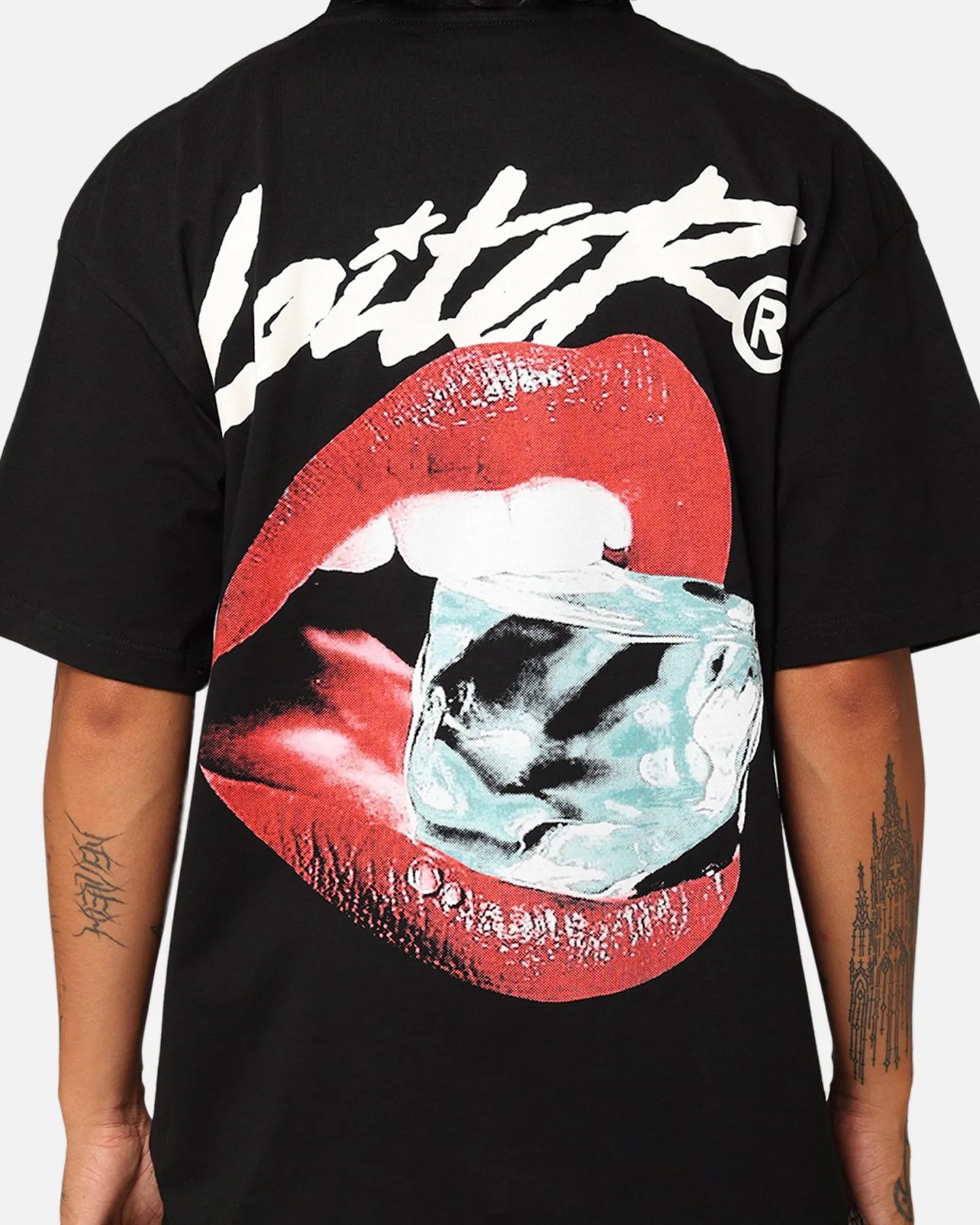 Loiter Cold Lips T-Shirt Black Indoor Event