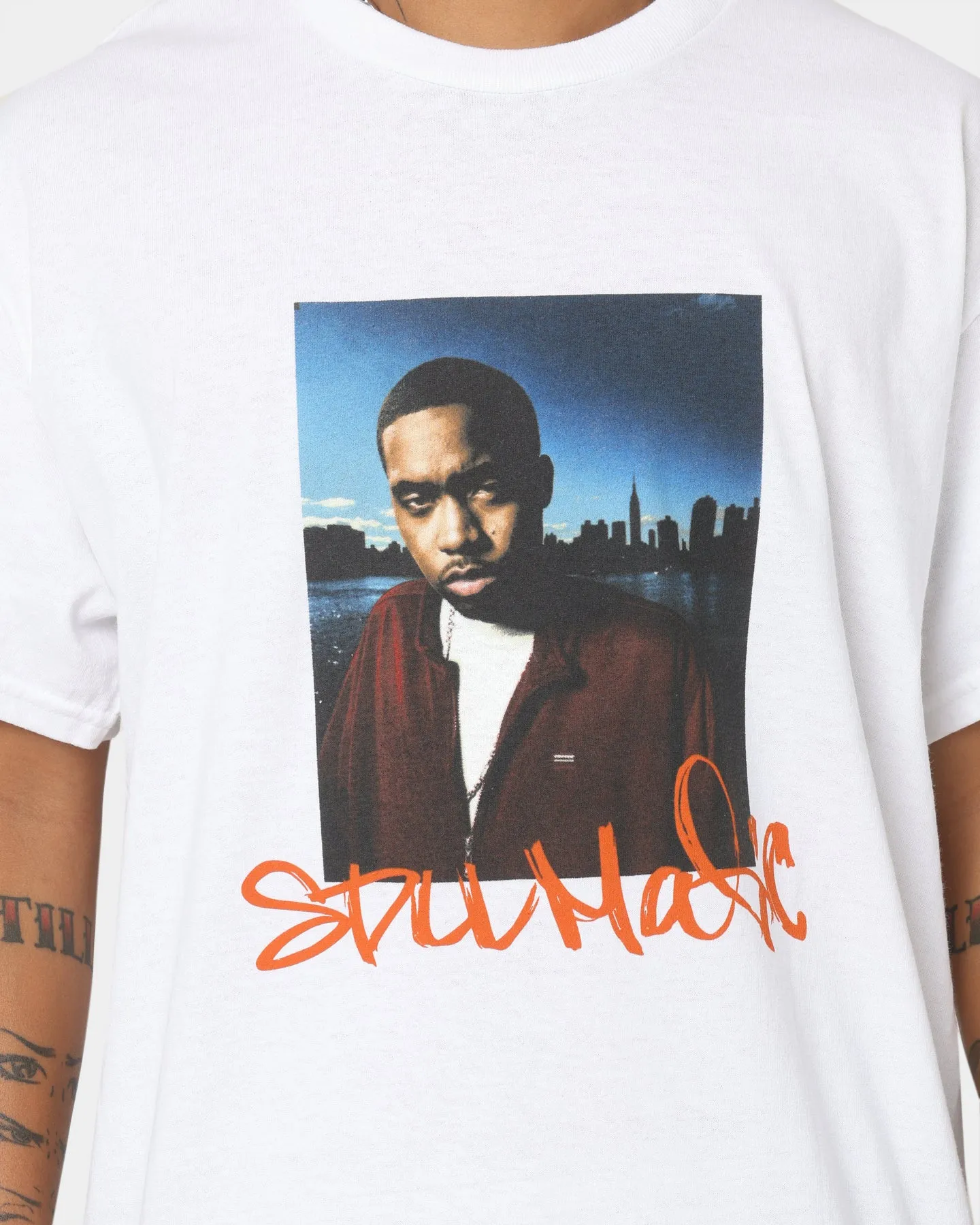 Running Speed Nas Stillmatic T-Shirt White
