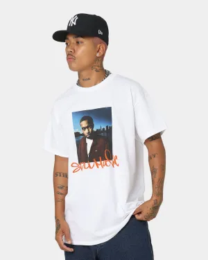 Lightweight Look Solid color purity Nas Stillmatic T-Shirt White