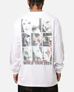 AntiStatic Lining Slipknot World Tour '24 Long Sleeve T-Shirt White