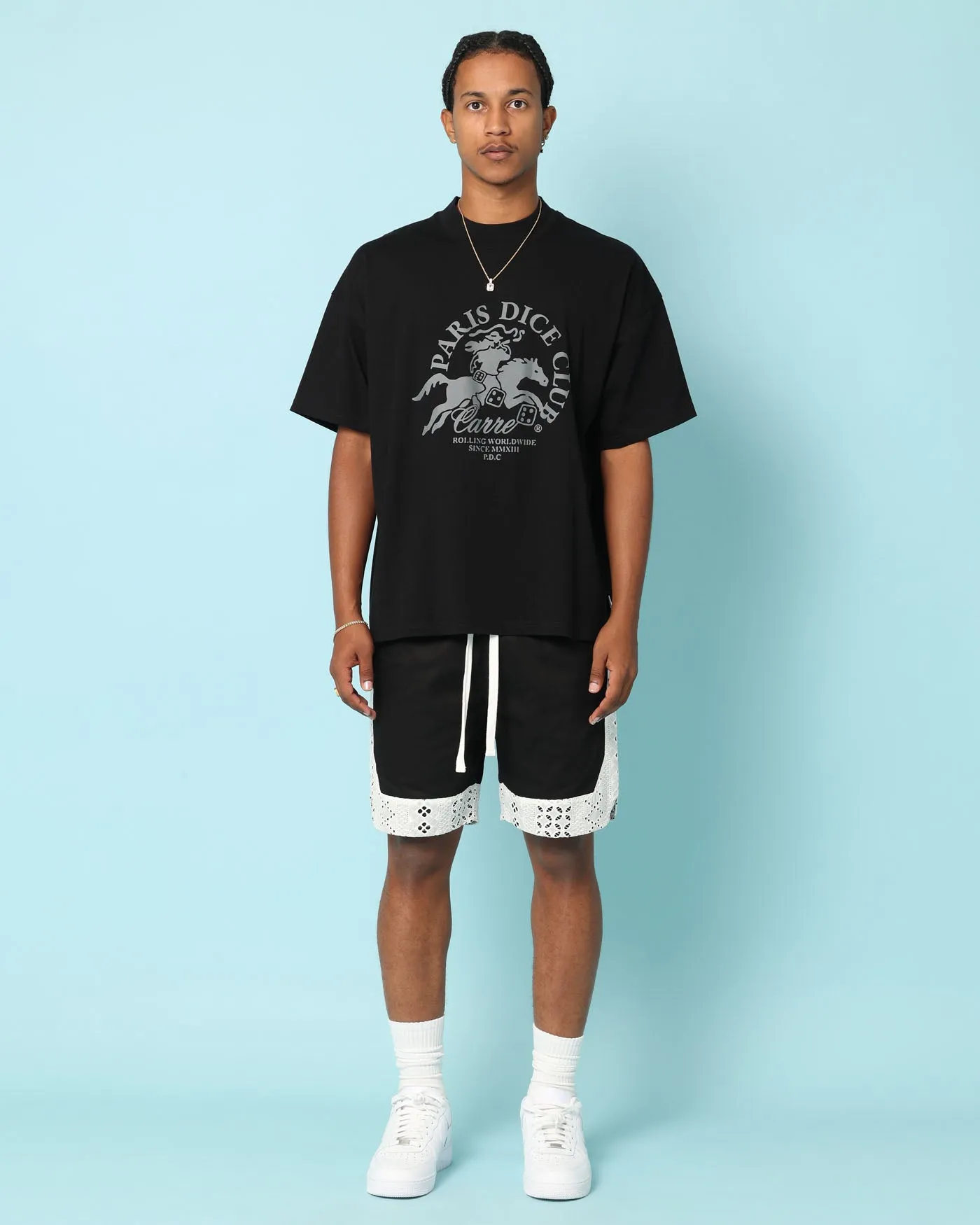 Versatile Fashion Carr?? Stallion Oversized T-Shirt Black