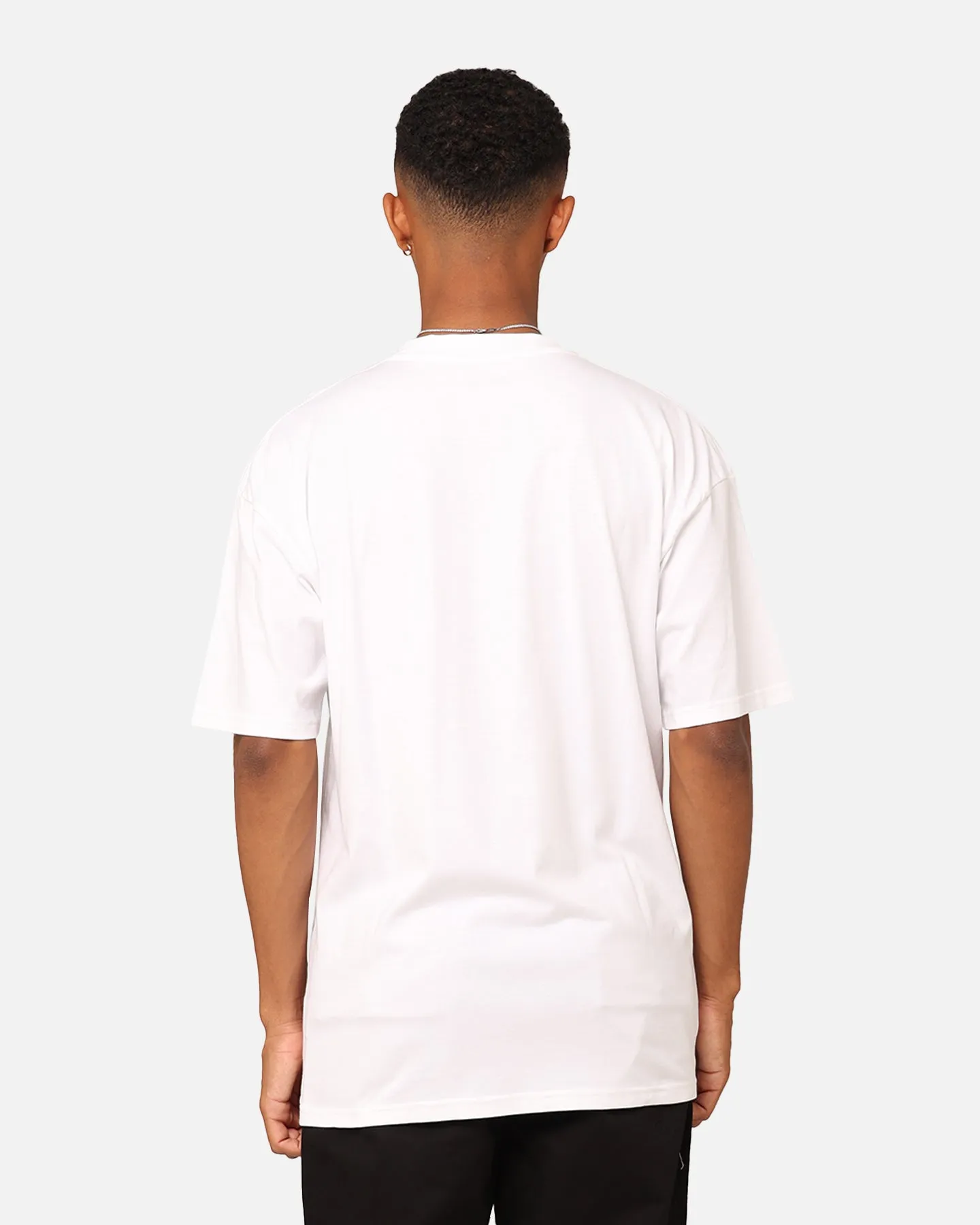 Soft Touch Fabric Stylish Fit Carre CA Stamp T-Shirt White