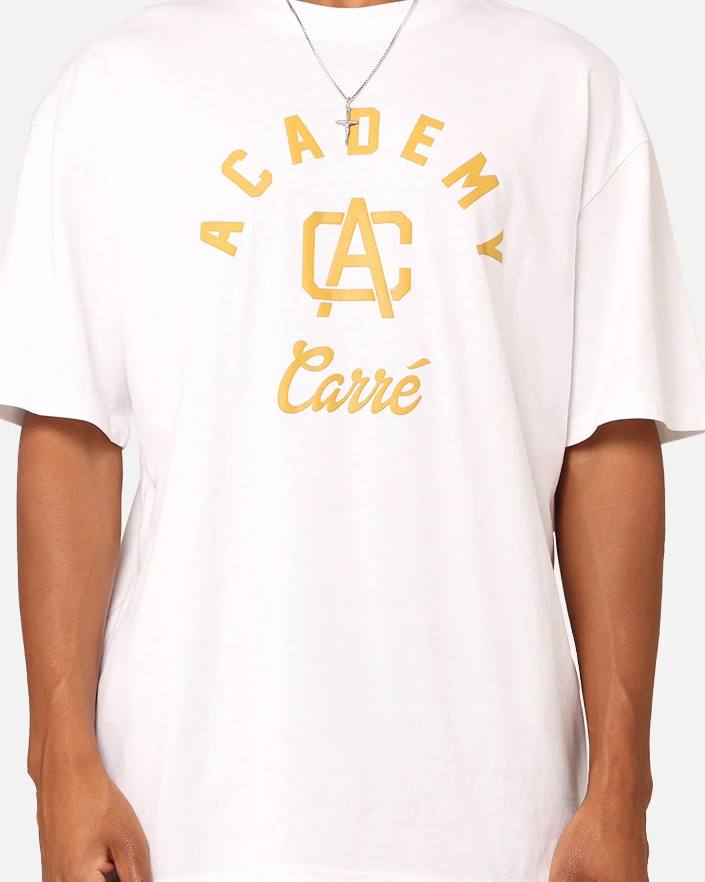 Carre CA Stamp T-Shirt White Perfect Layer Wear Seasonal Casual