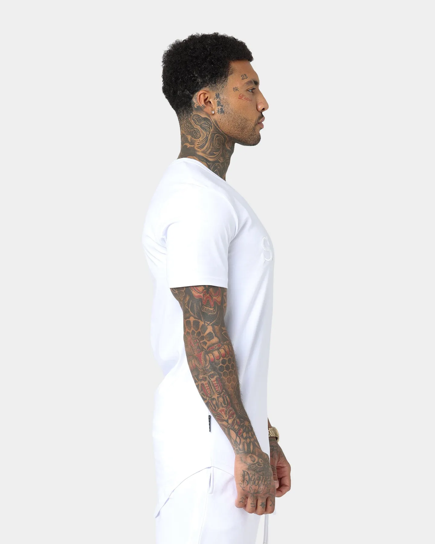 Retro Style Saint Morta Annex El Duplo Short Sleeve T-Shirt White/White