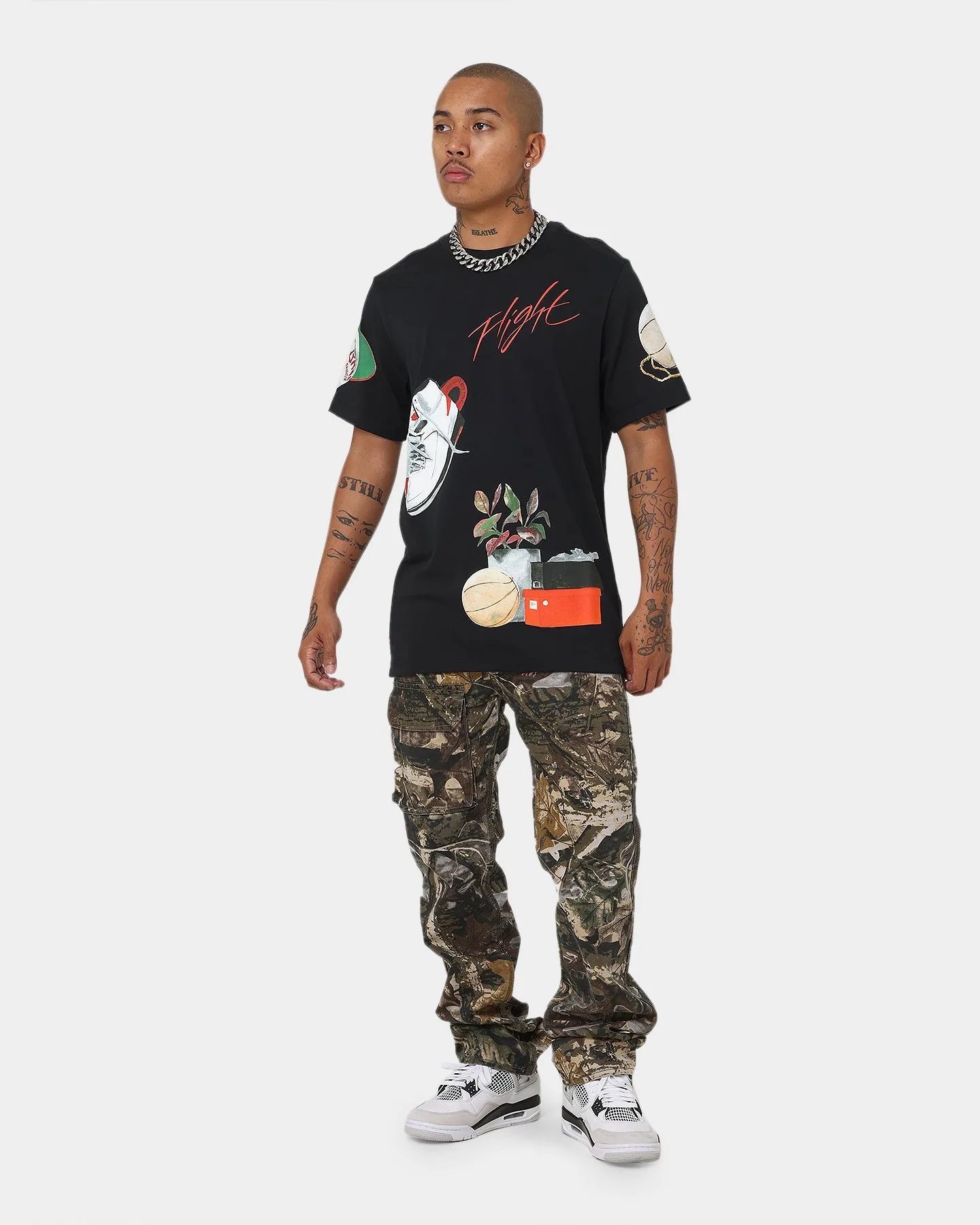 Jordan Flight Artist Series GX T-Shirt Black BiodegradableMaterial