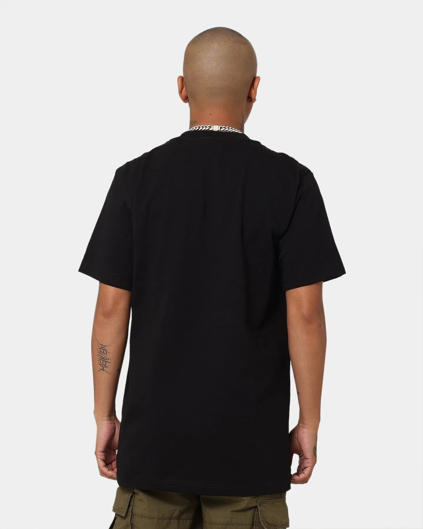 Shaka Wear Max Heavyweight Short Sleeve T-Shirt Black Moisture wicking