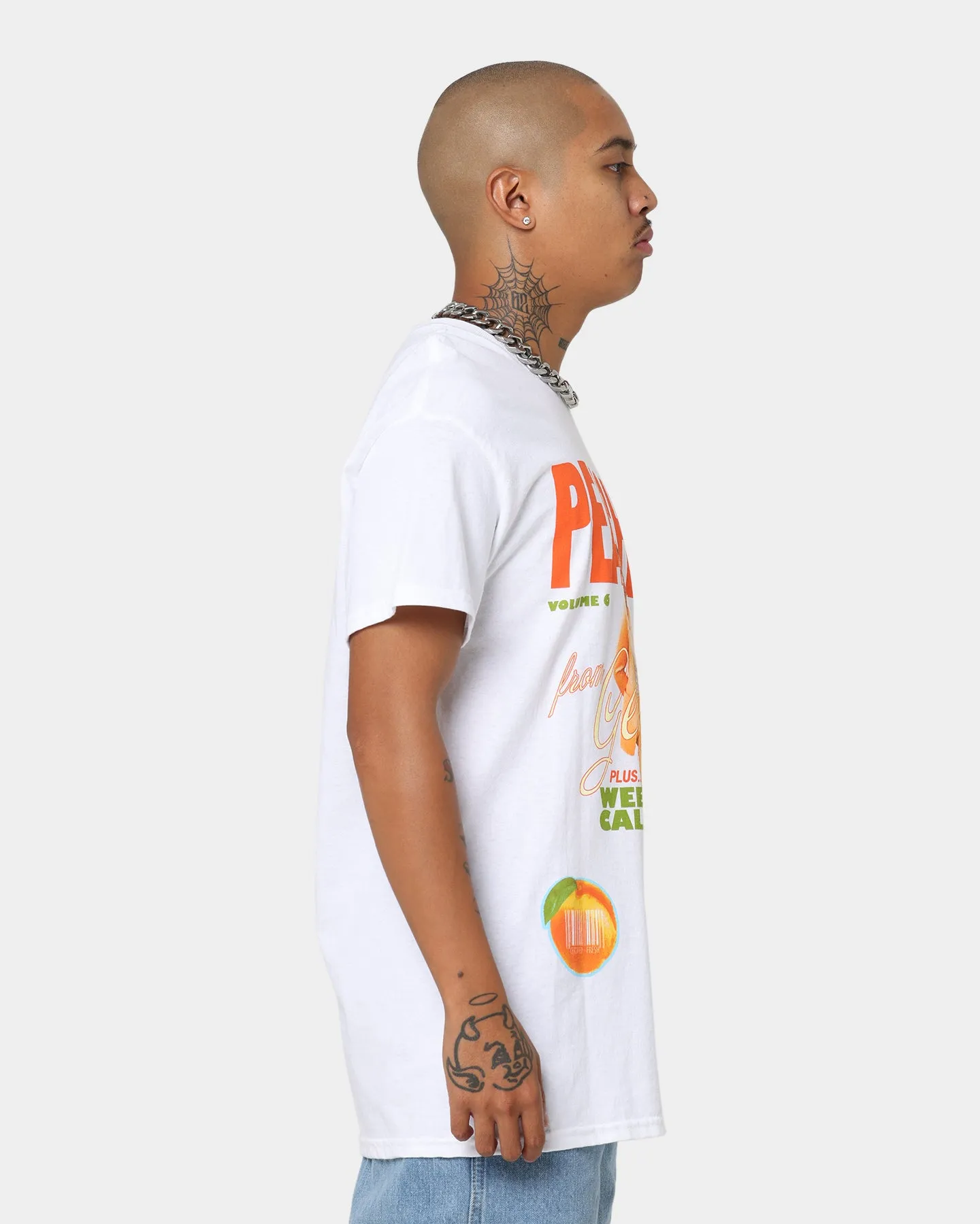 Justin Bieber Peaches T-Shirt White V neck style Comfy Layer Wear