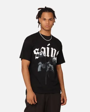 Saint Morta True Love Drop Shoulder T-Shirt Black Weekend Essential