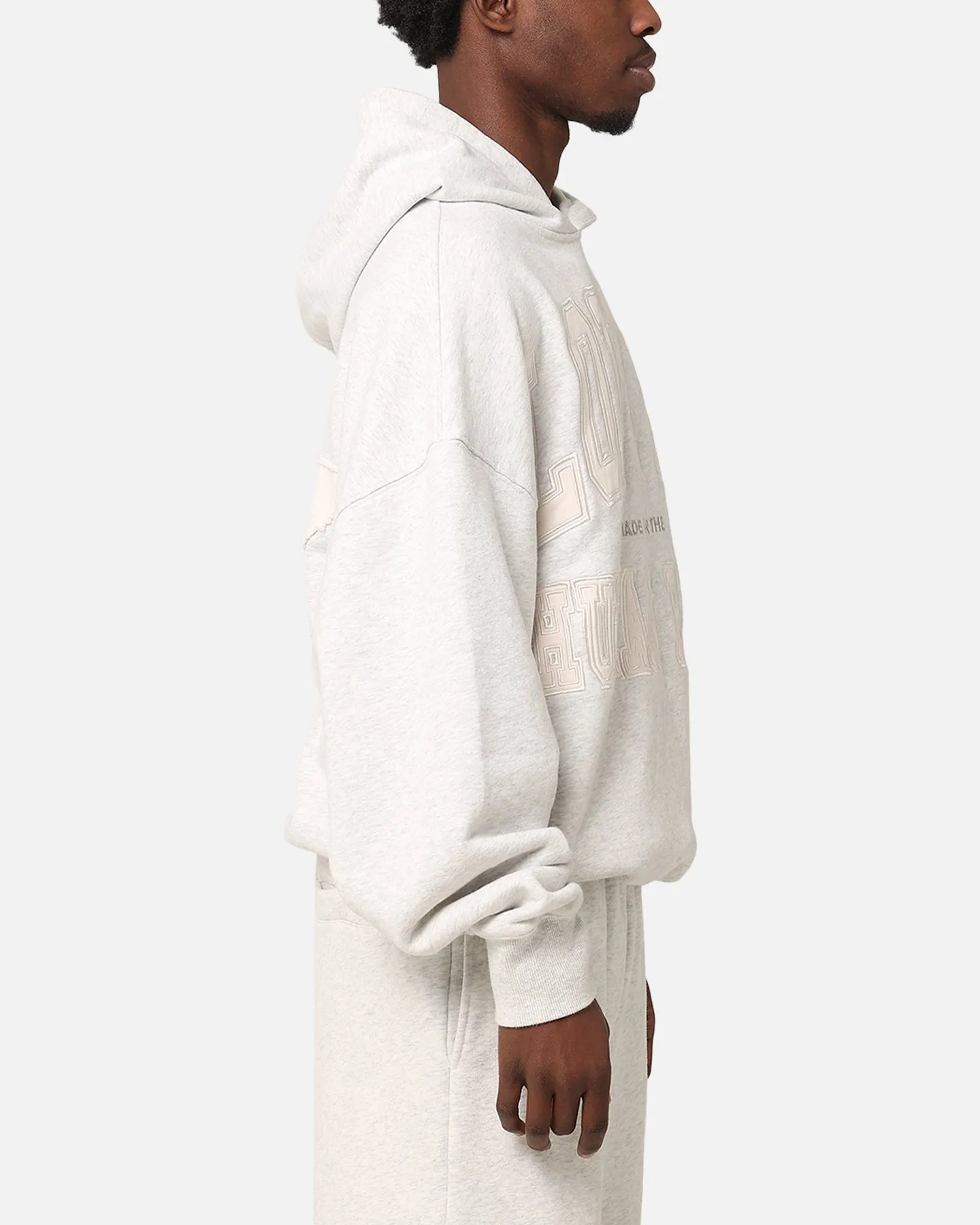 Loiter College Dropout Hoodie Light Marle Camping Essential