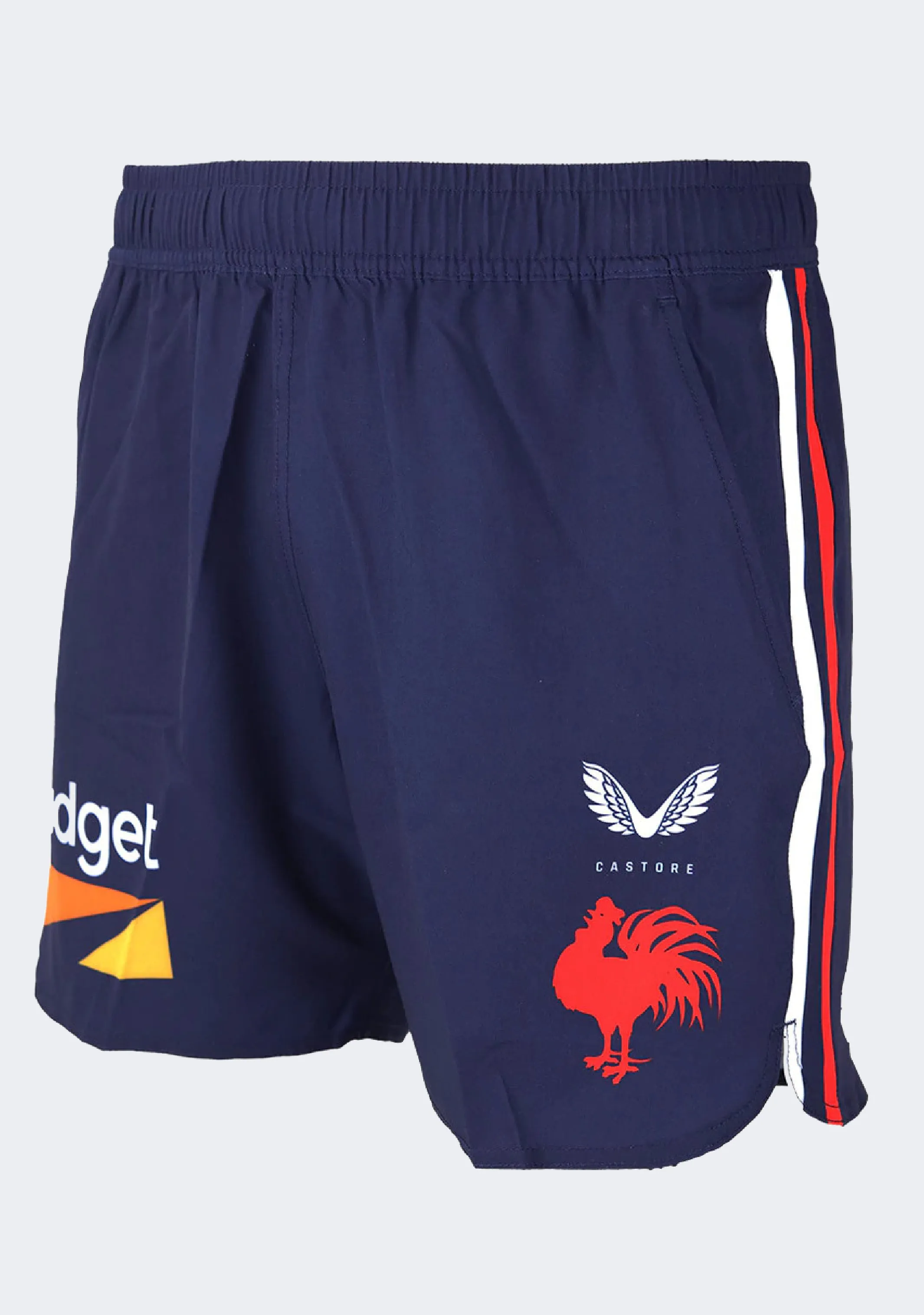 Castore Men's Sydney Roosters Training Shorts Fade Resistant Material Active Layer Fit