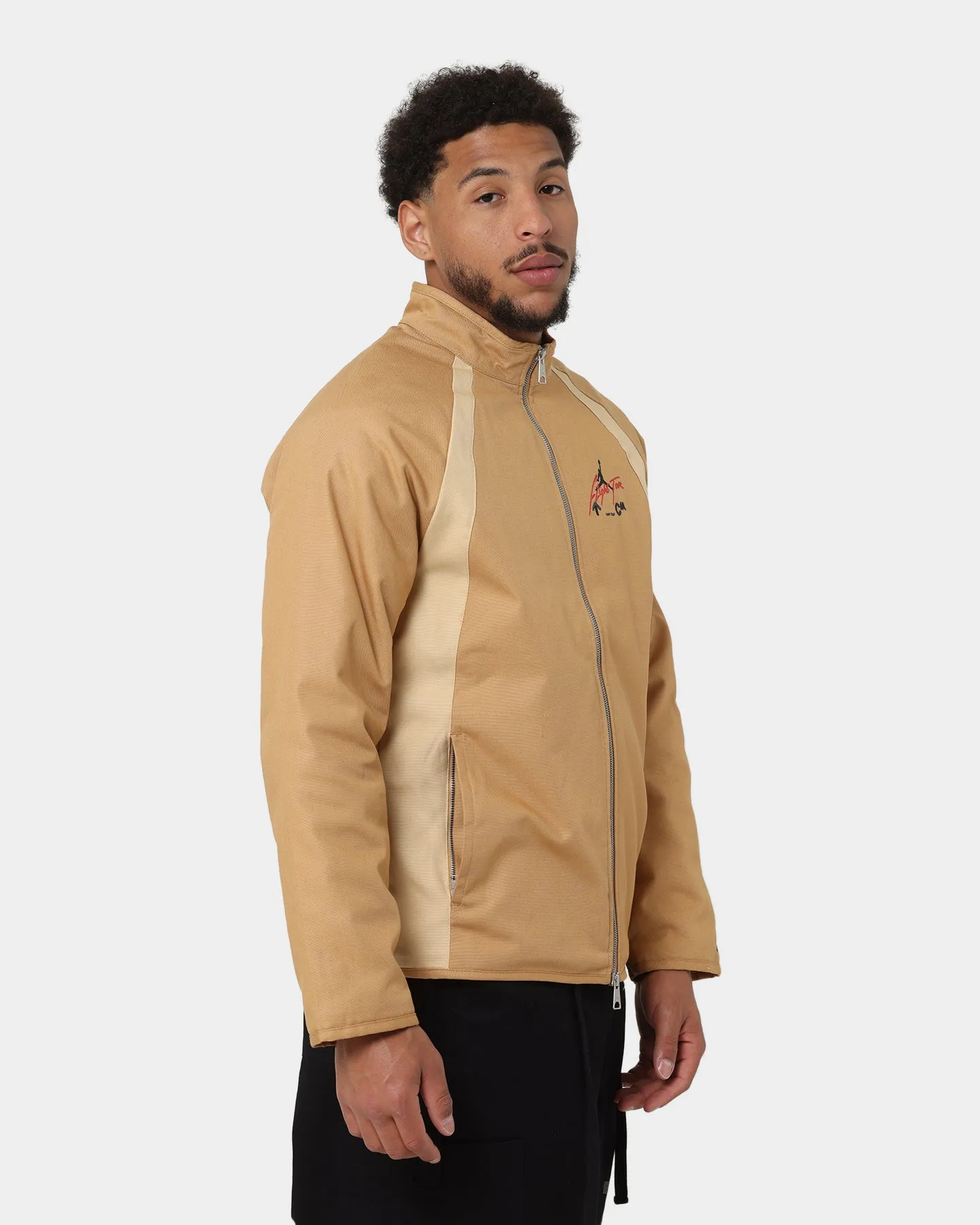 Jordan Flight Heritage Warmup Jacket Elemental Gold Everyday Jacket Layer Flex
