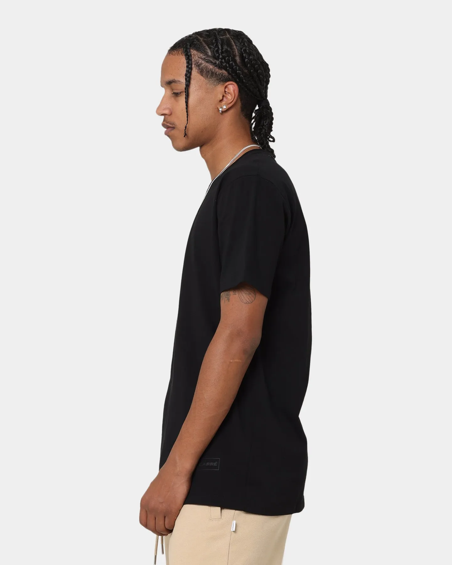 Carr?? D-Luxe Short Sleeve T-Shirt 3 Pack Black Anti Pilling Fabric Everyday Look