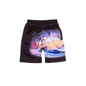 Kids Billionaire Boys Club Wave Short (Black) SnagFree Fabric