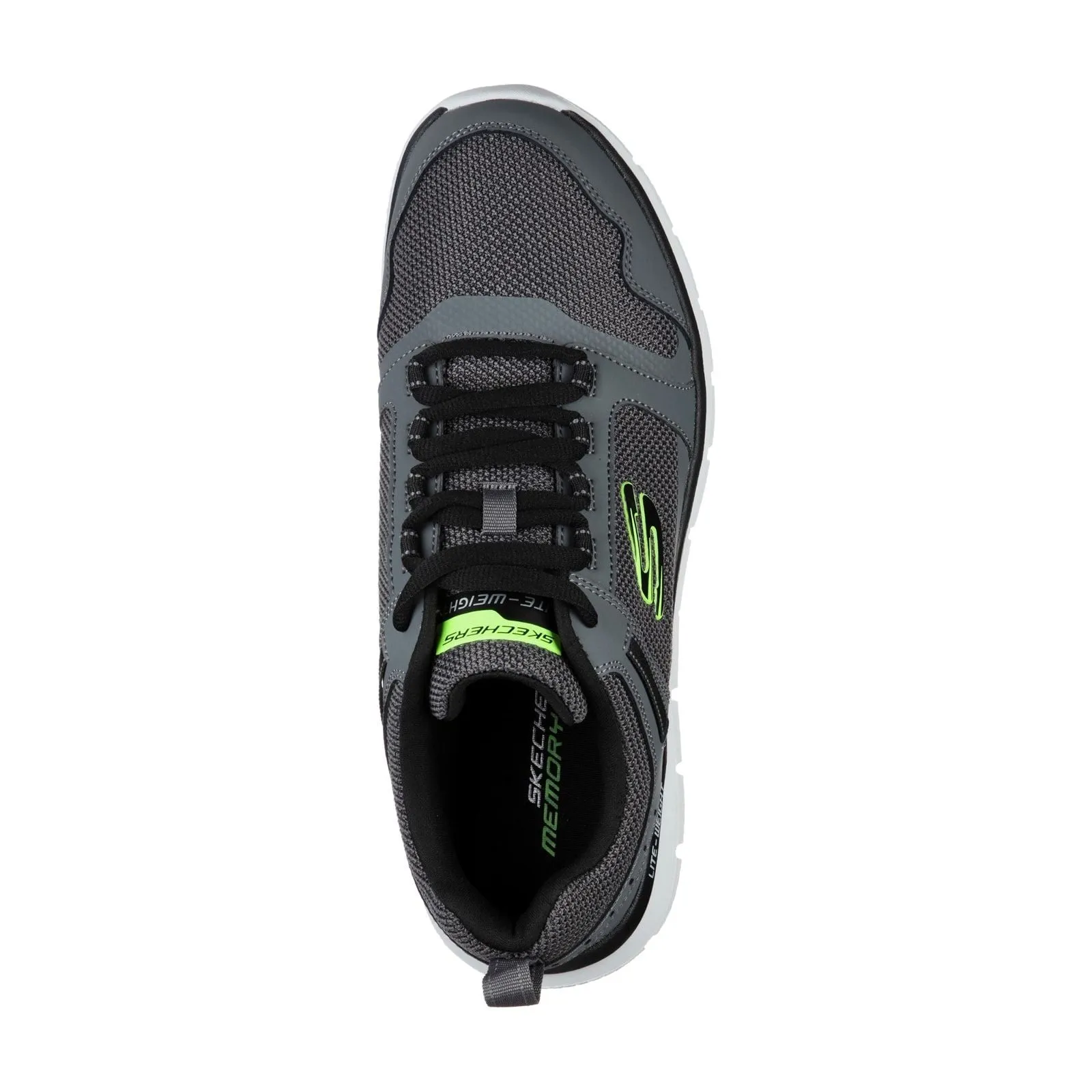 Feather Light City Adventure Skechers Mens Track Knockhill Shoes Charcoal/Black