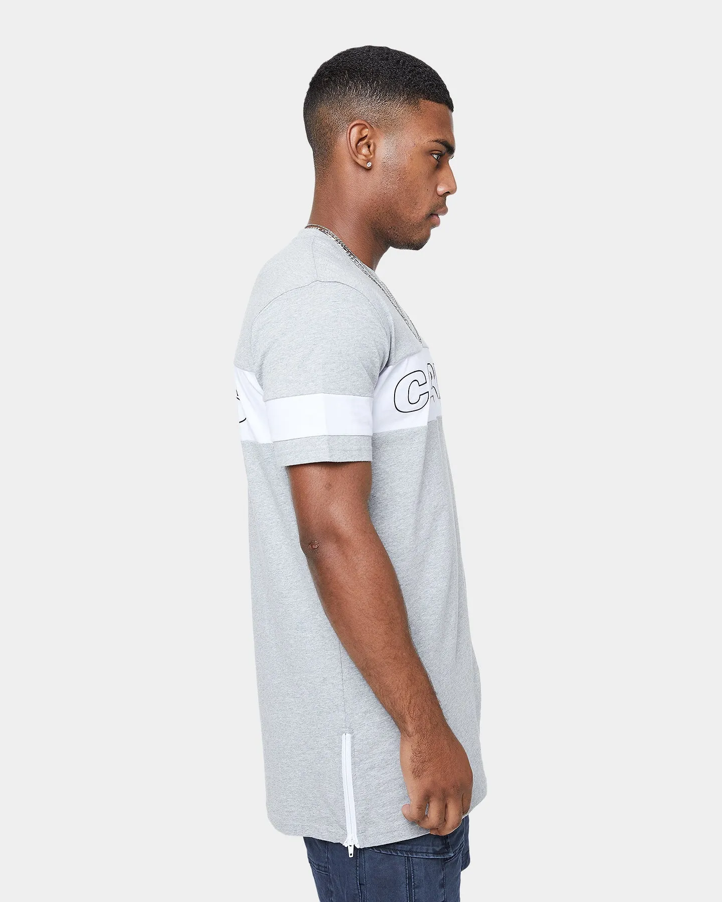 Carr?? Panneau Short Sleeve T-Shirt Grey Marle Quick Fit Short sleeved breeziness