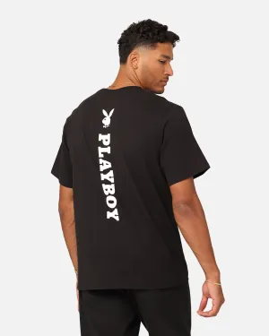 Playboy Playboy Logo Lockup T-Shirt Black WrinkleFreeFabric