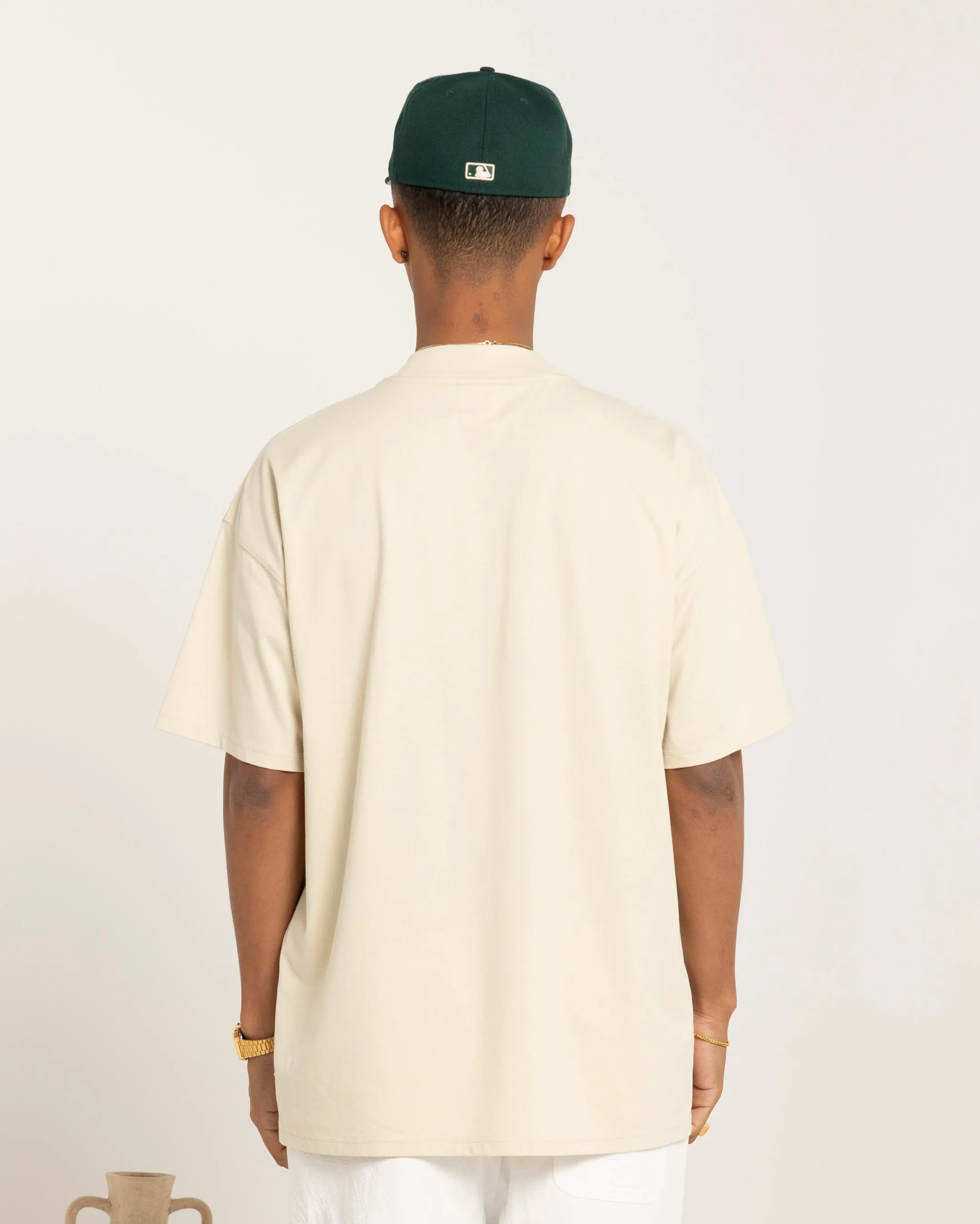 Carre Formula Oversized T-Shirt Off White Biodegradable Textile Collared formality