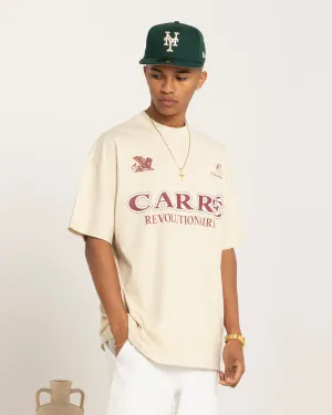 Carre Formula Oversized T-Shirt Off White ReinforcedNeckline Casual Chic