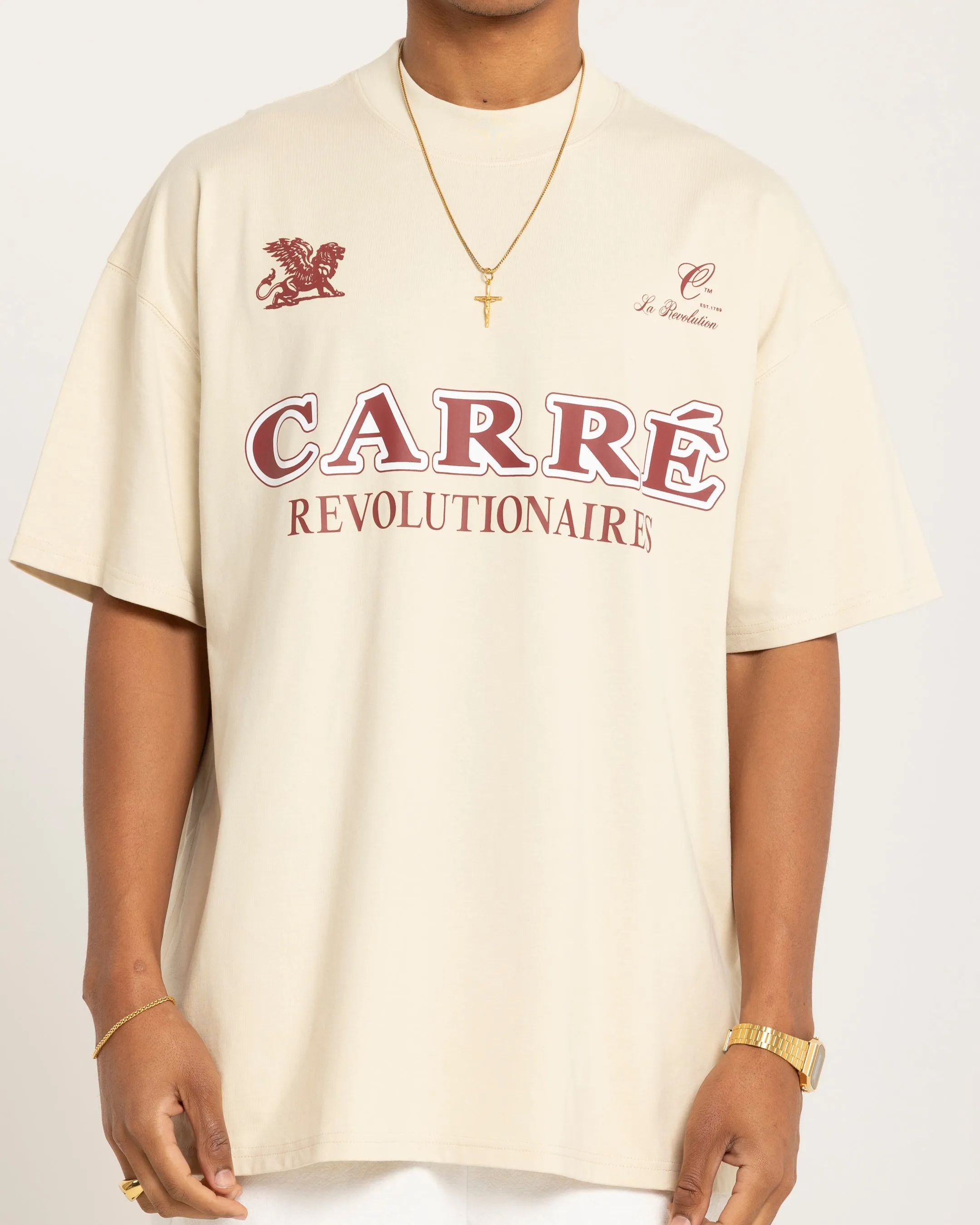Summer Comfort Carre Formula Oversized T-Shirt Off White