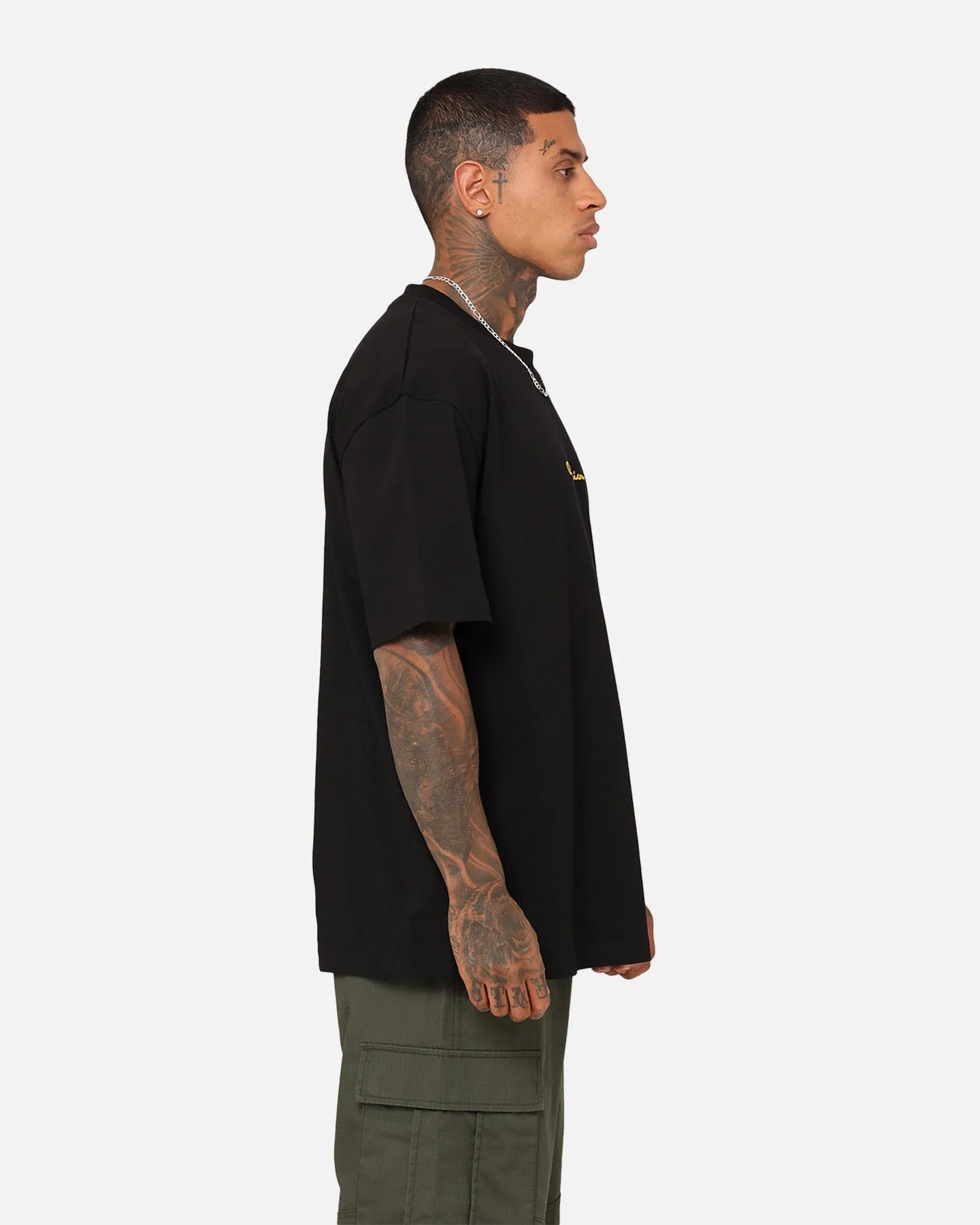 Champion Embroidered T-Shirt Black harmonious