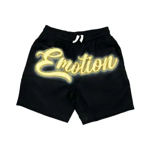 Chic Edge Mixed Emotion "??Blinded?? Zip up shorts (Black)
