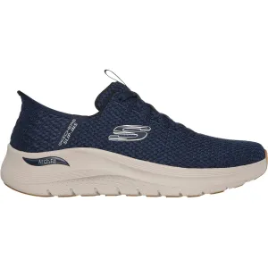 Skechers Mens Arch Fit 2.0 Look Ahead Shoe Navy Retro Core Game Ready