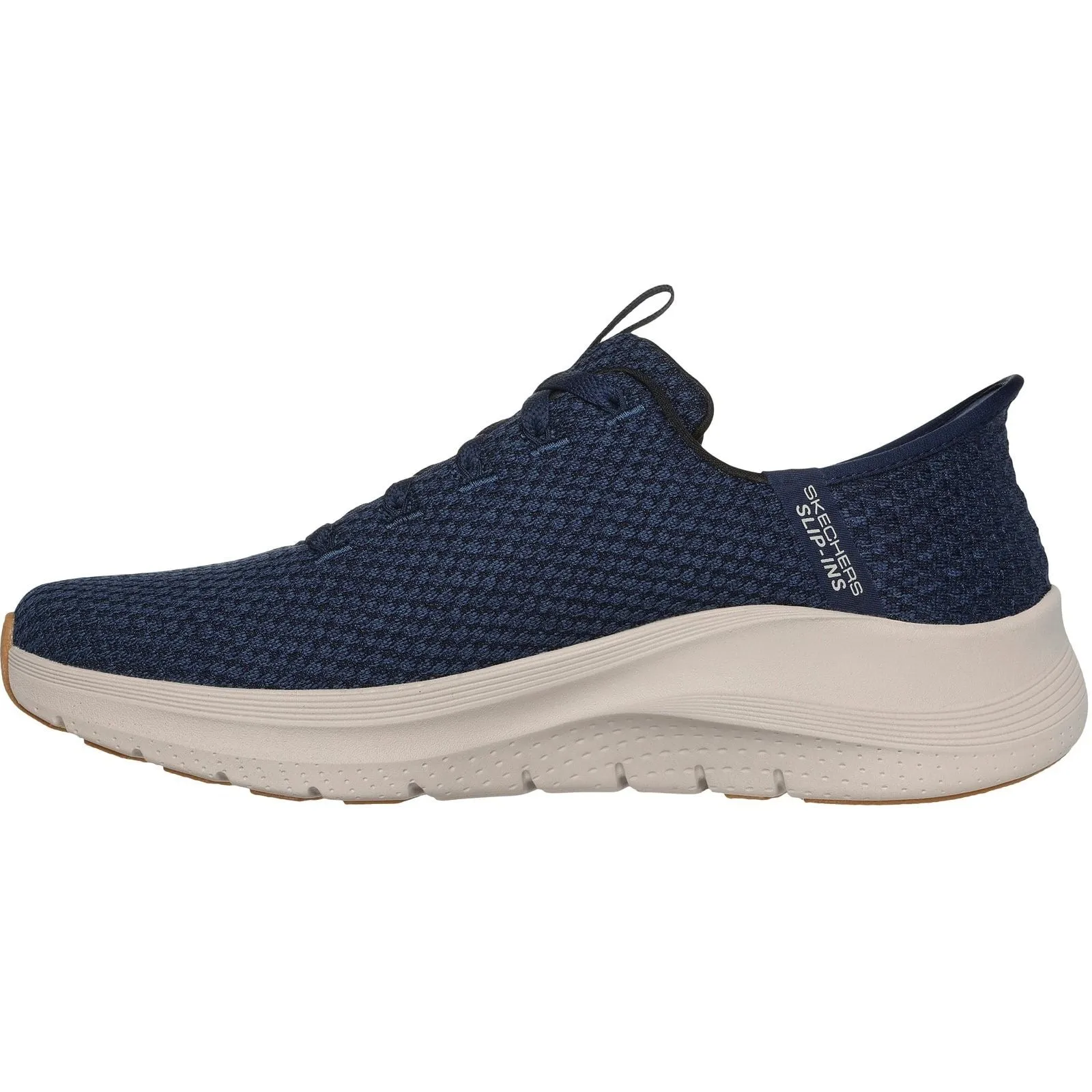 Skechers Mens Arch Fit 2.0 Look Ahead Shoe Navy Wool Warm