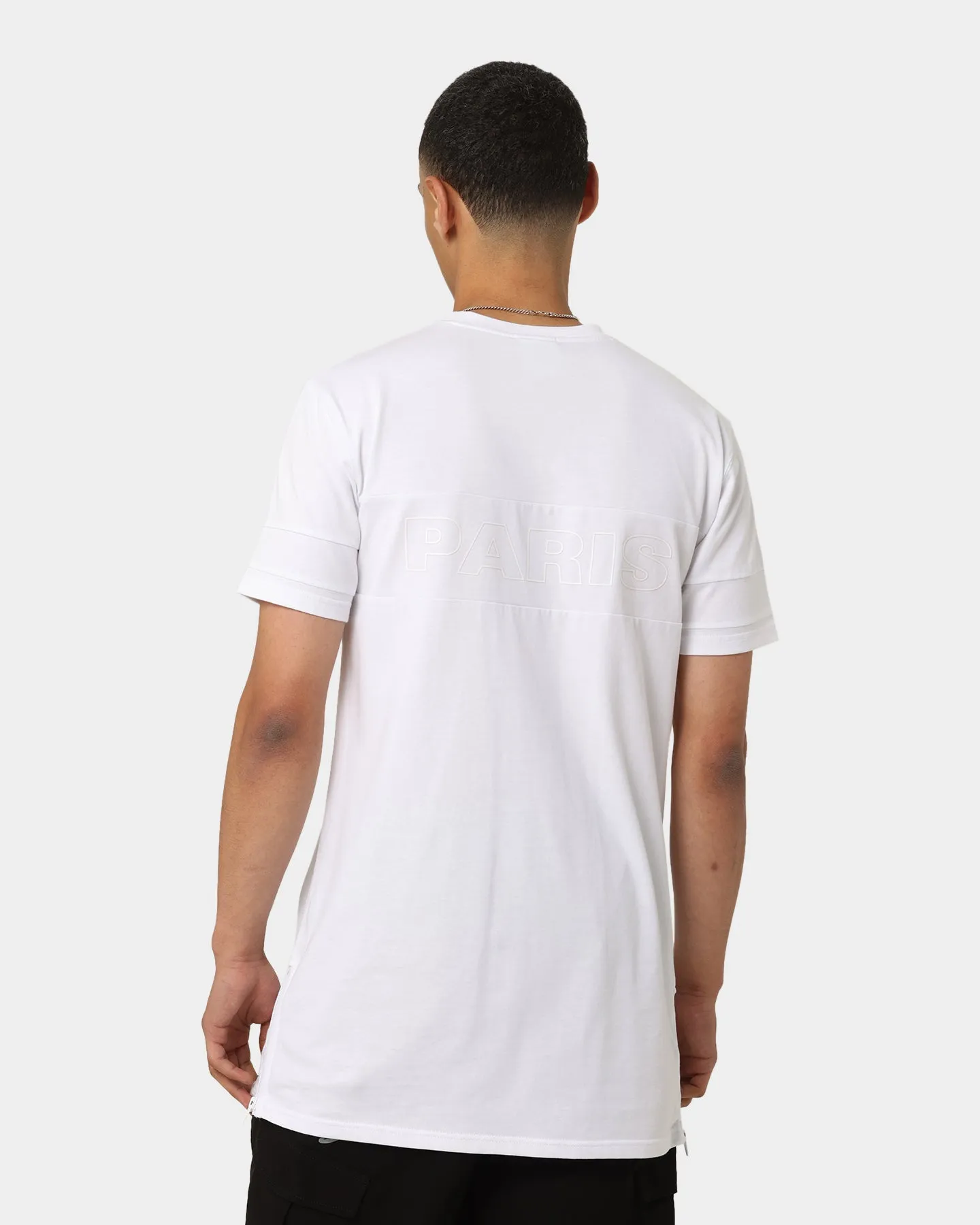 Carr?? Panneau T-Shirt White/White Chafe Free Armhole Essential Look
