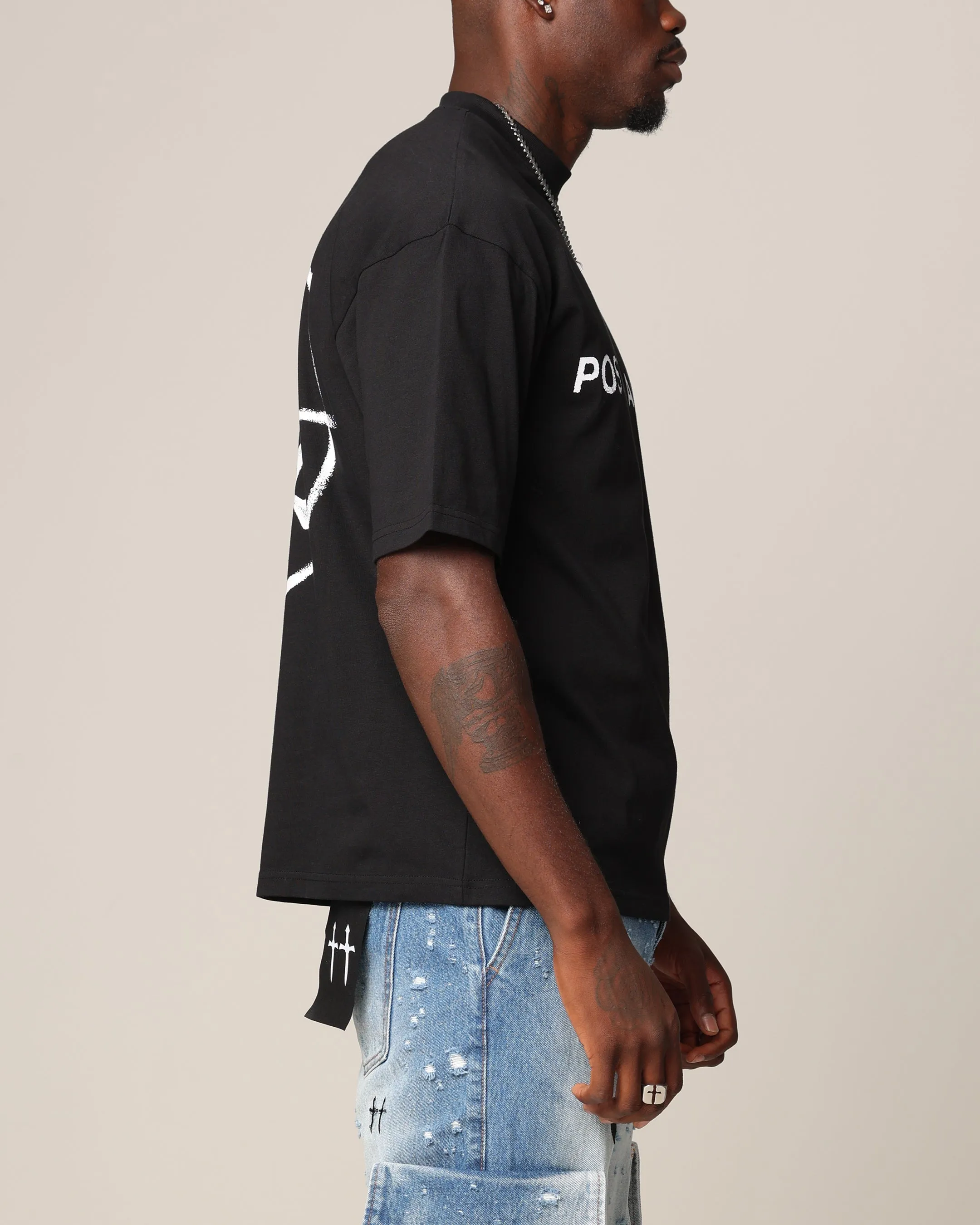 Trendy Tops Saint Morta Post Humanous Patrol T-Shirt Black