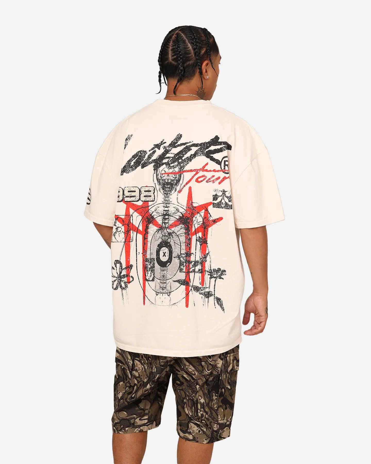 Loiter Rager Vintage T-Shirt Off White Outdoor Ready