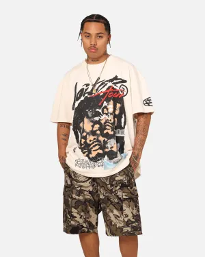Easy Wear Style Loiter Rager Vintage T-Shirt Off White