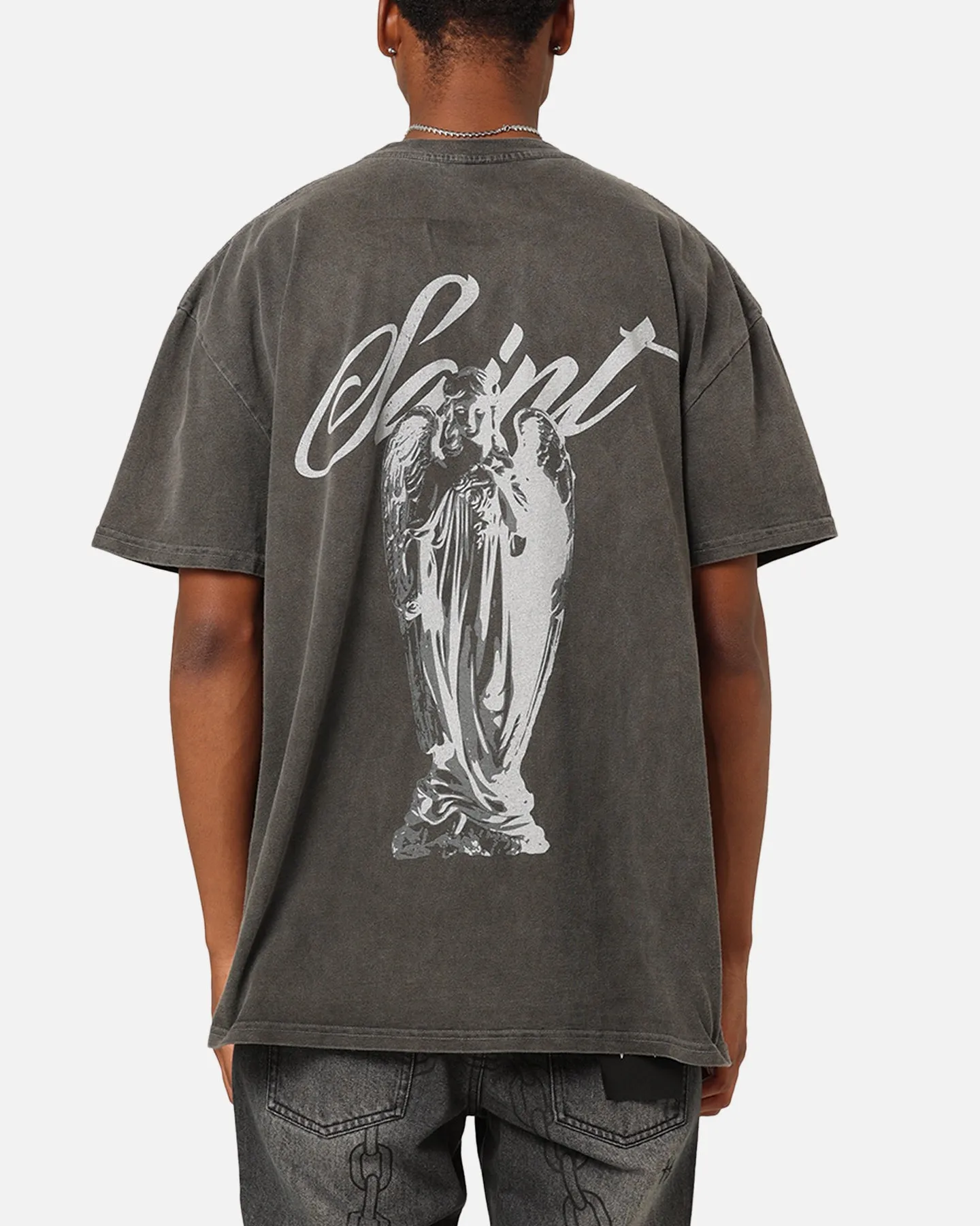 Saint Morta Guardian T-Shirt Black Wash Outdoor Essentials Fashionable Wear