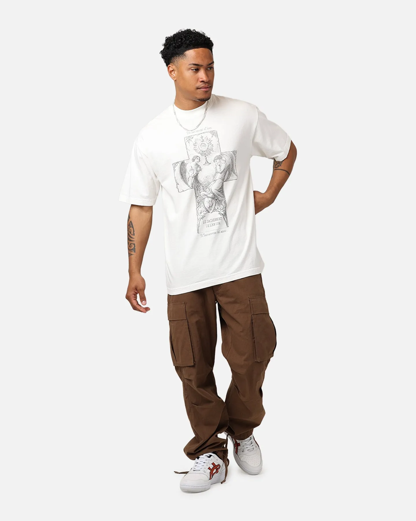 Strawberry Ritual T-Shirt Cream WrinkleFreeFabric