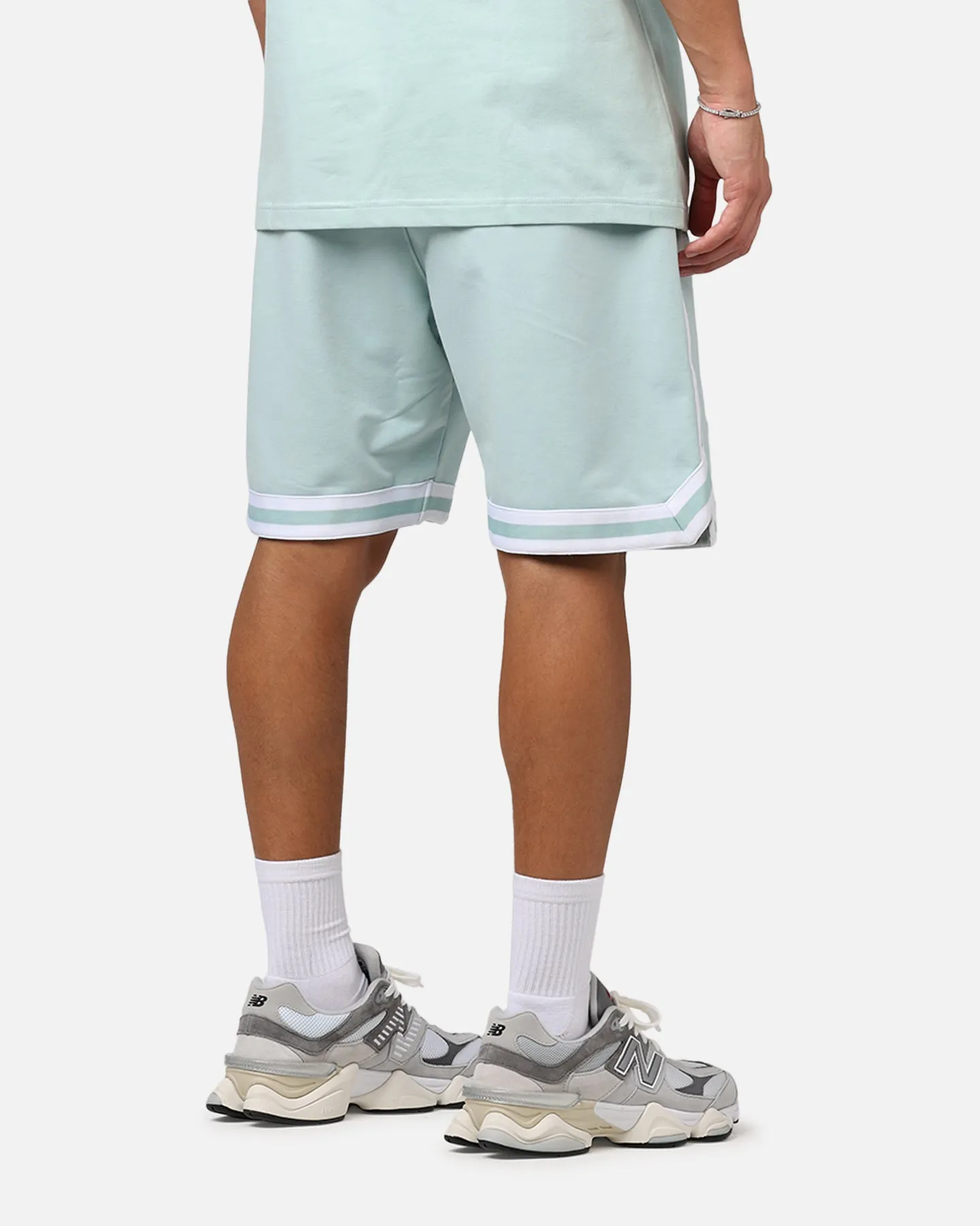 Quick Evaporation Fabric New Era New York Yankees 'Logo Select Mint' Shorts Mint/White