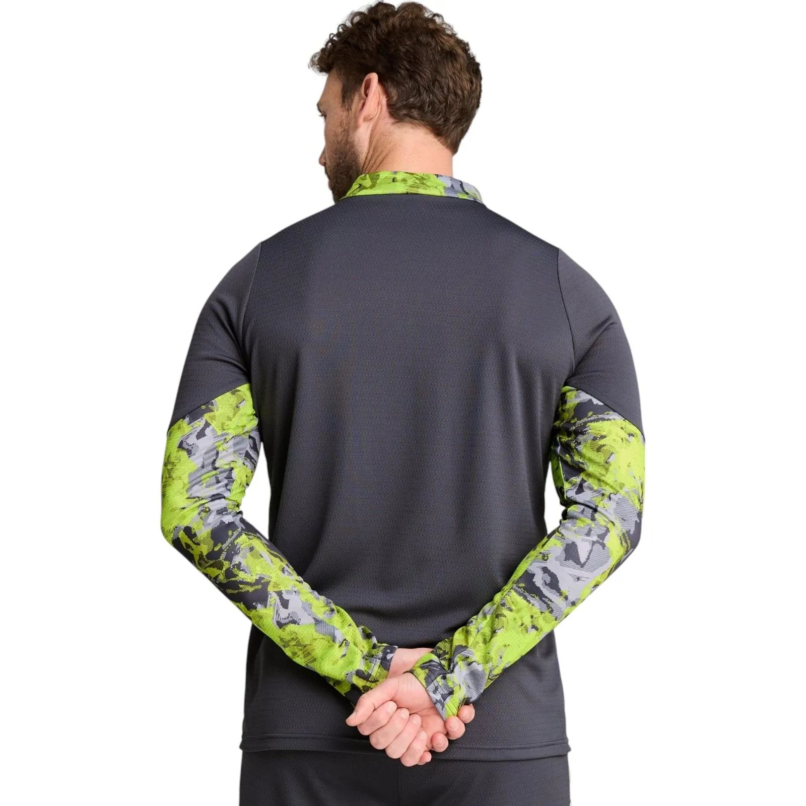 Puma IndividualCUP Mens Half-Zip Long Sleeved Top Family Style