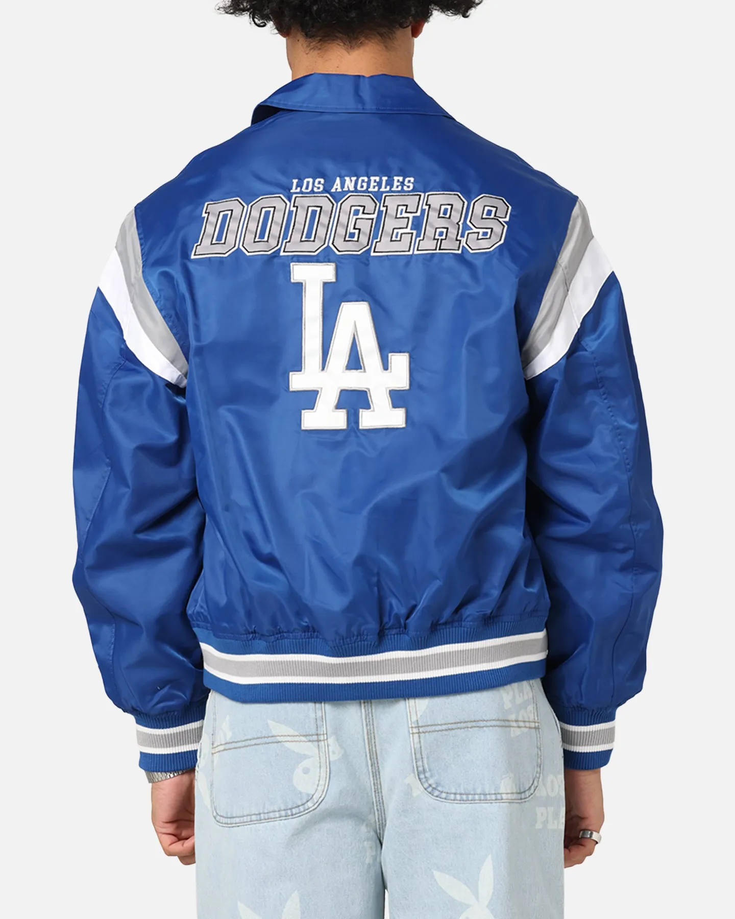 Ventilated Back Admire New Era Los Angeles Dodgers MLB Retro Stadium Jacket Blue