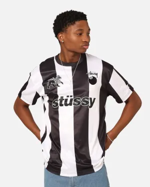 Stussy Football T-Shirt Black/White weekday wear Easy Layering