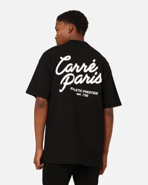 Skinny Fit Minimal Outfit Carre Athletic Heritage Oversized T-Shirt Black