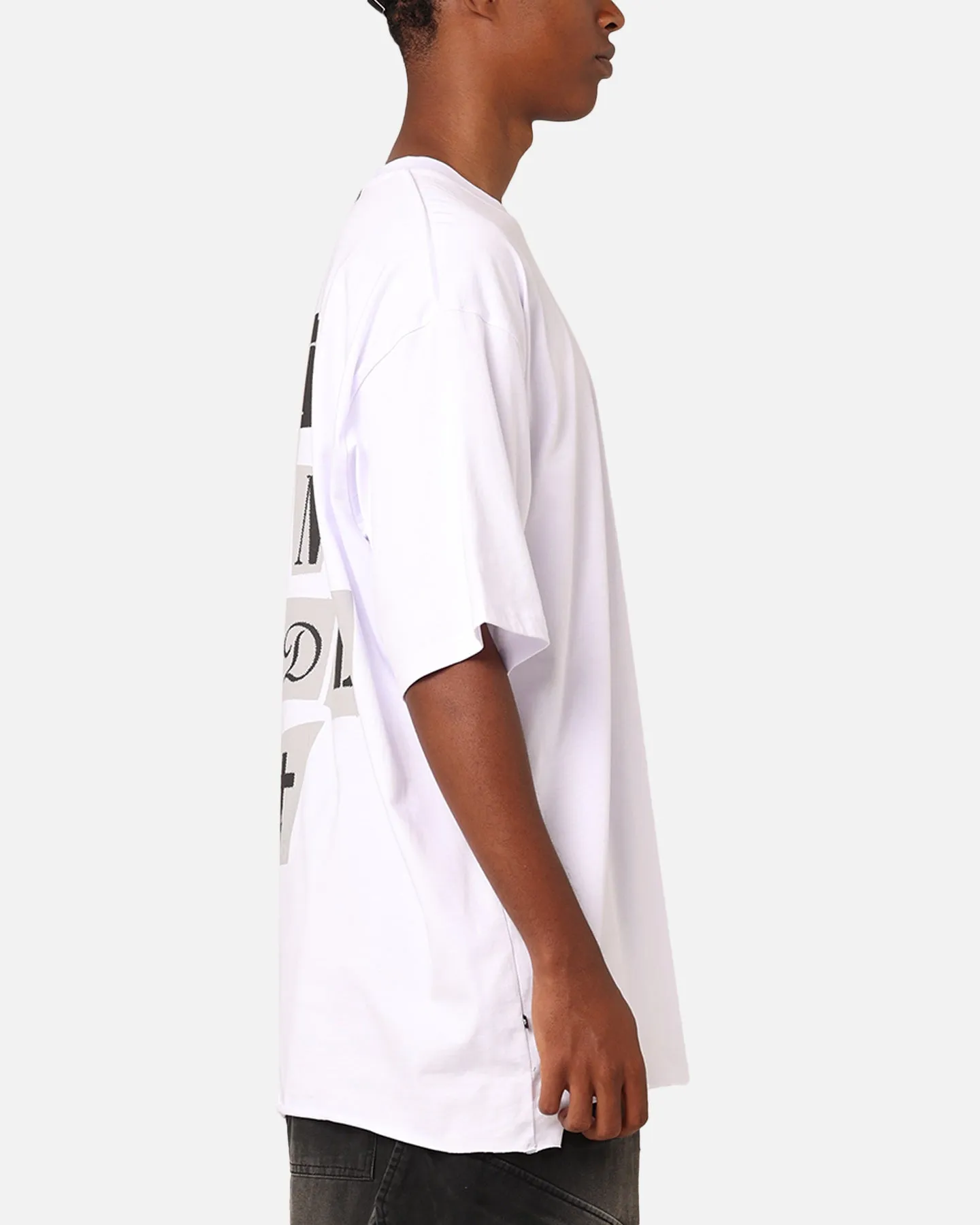 The Anti Order Ransom Baggy T-Shirt White Bold and Comfortable