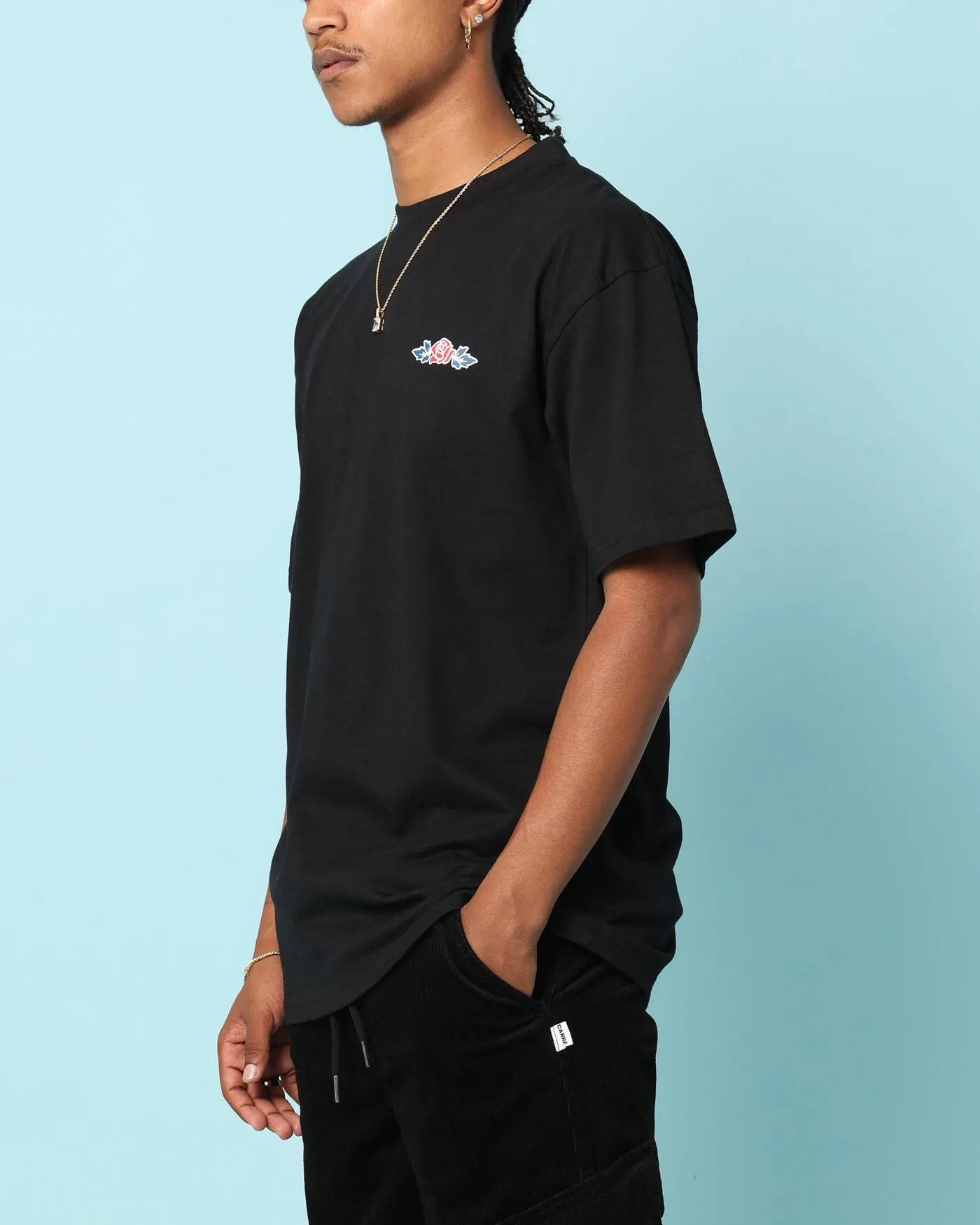 Carr?? Rosebud T-Shirt Black FlexibleKnit Movie Night